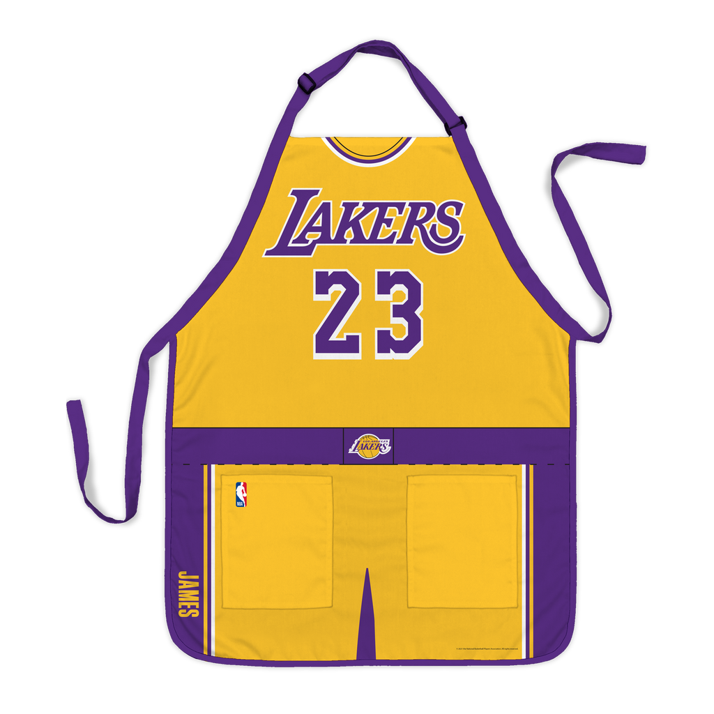Los Angeles Lakers NBA Jersey Apron - LeBron James