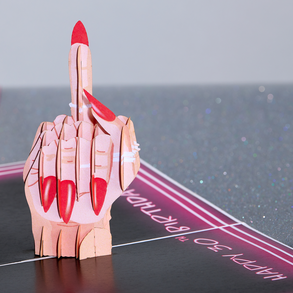 Dirty 30 Funny 3D Pop-Up 30th Milestone Birthday Card