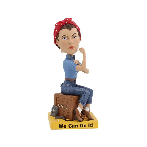 Royal Bobbles Rosie the Riveter Collectible Bobblehead