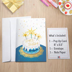 Sultry Surprise 3D Pop-Up Light & Sound Birthday Card