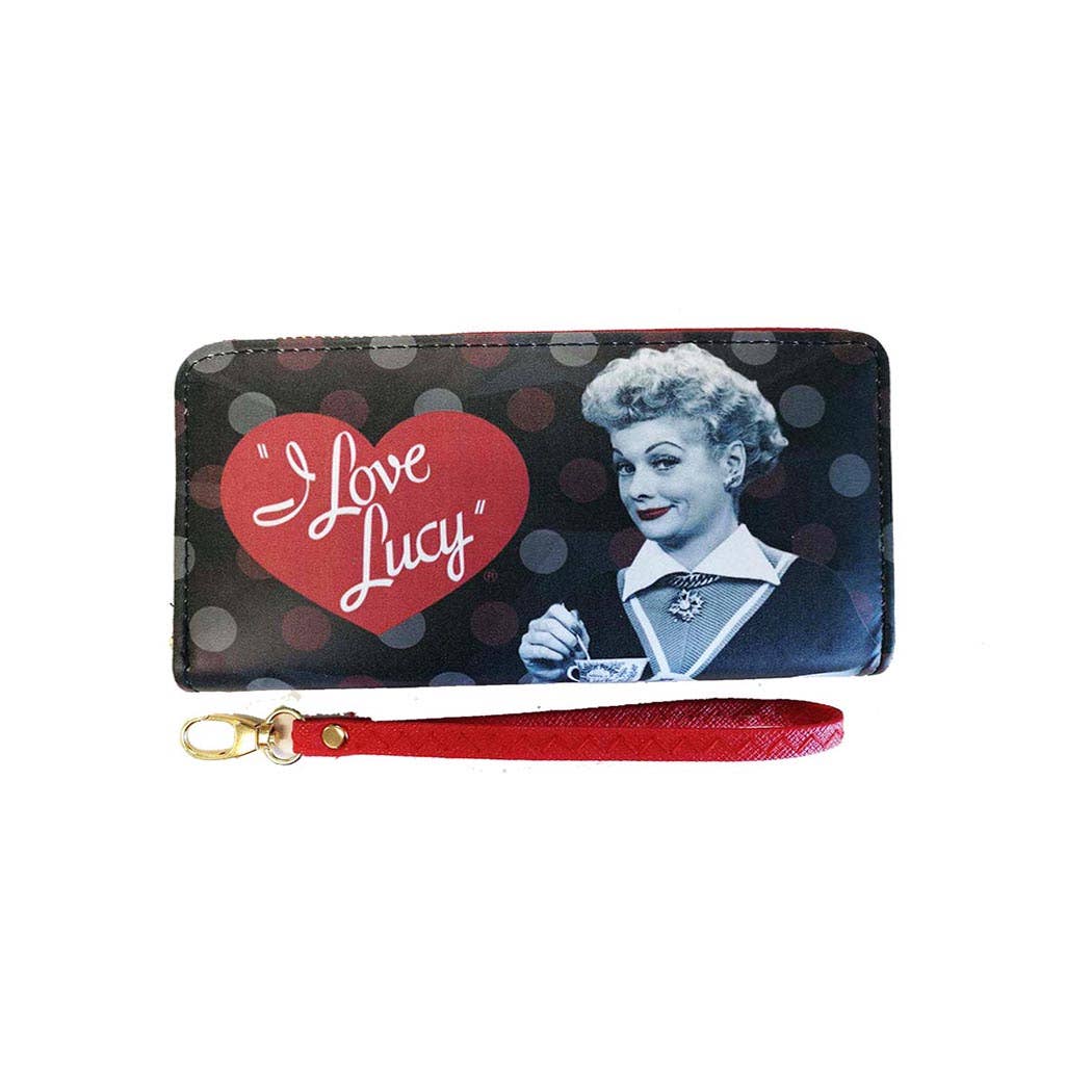 Lucy Wallet - Black & Red