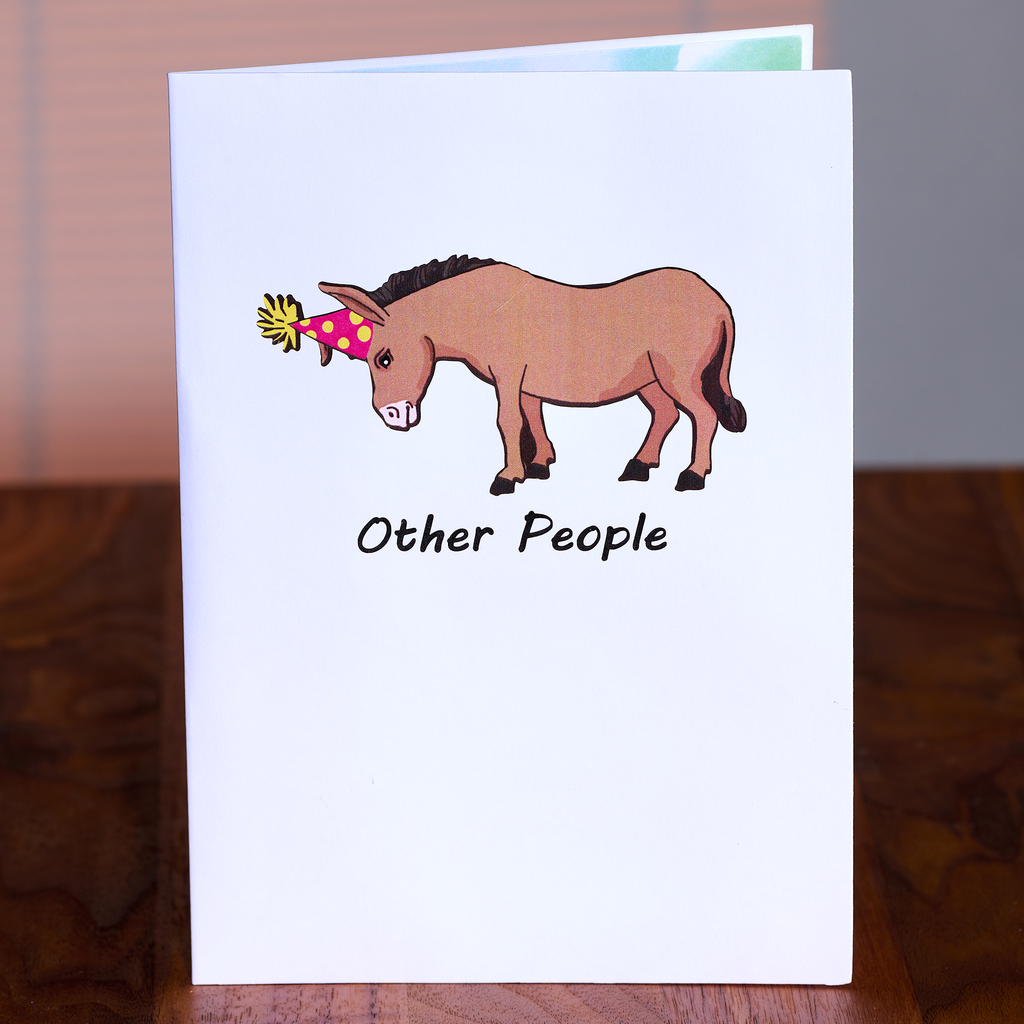 Unicorn Dancer Funny 3D Pop-Up Birthday Greeting Card