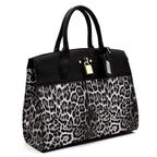 Leopard Print Handbag with matching wallet