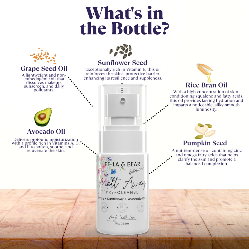 Melt Away Pre-Cleanse Makeup Remover Botanical Face Cleanser