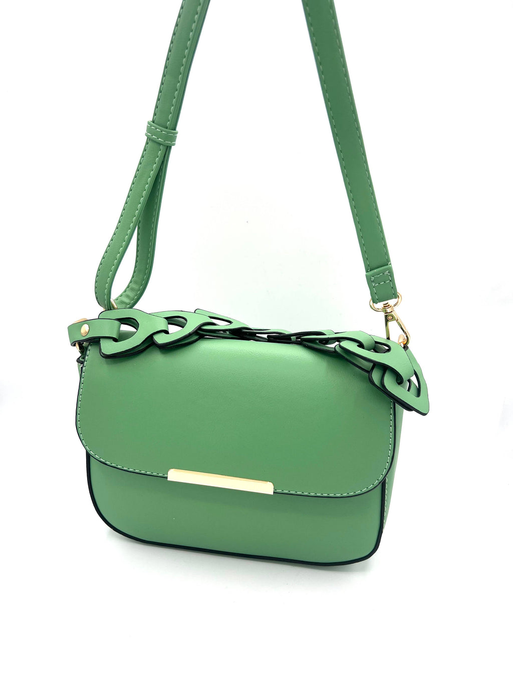 KZS 2934 Sassy Ladies Crossbody Handbag: PINK