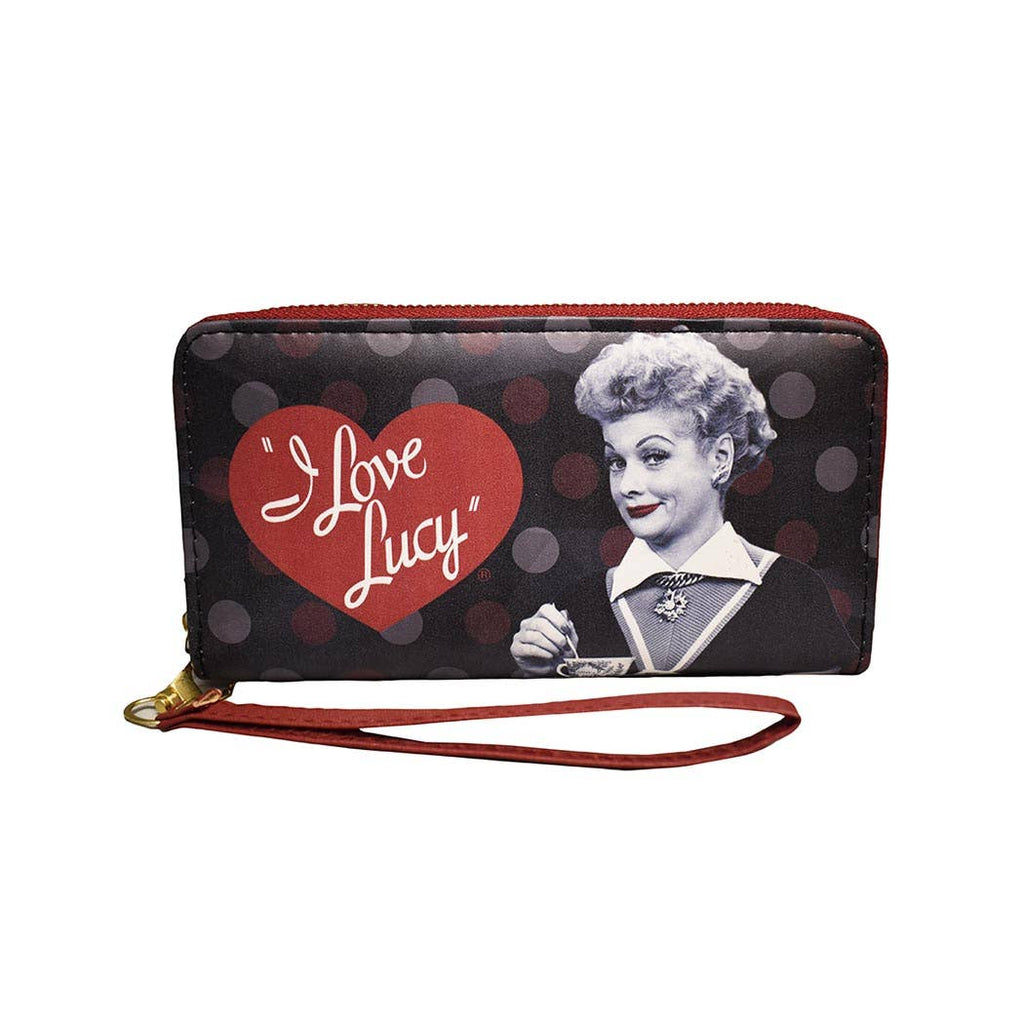 Lucy Wallet - Black & Red