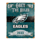 Philadelphia Eagles Embossed Metal Sign