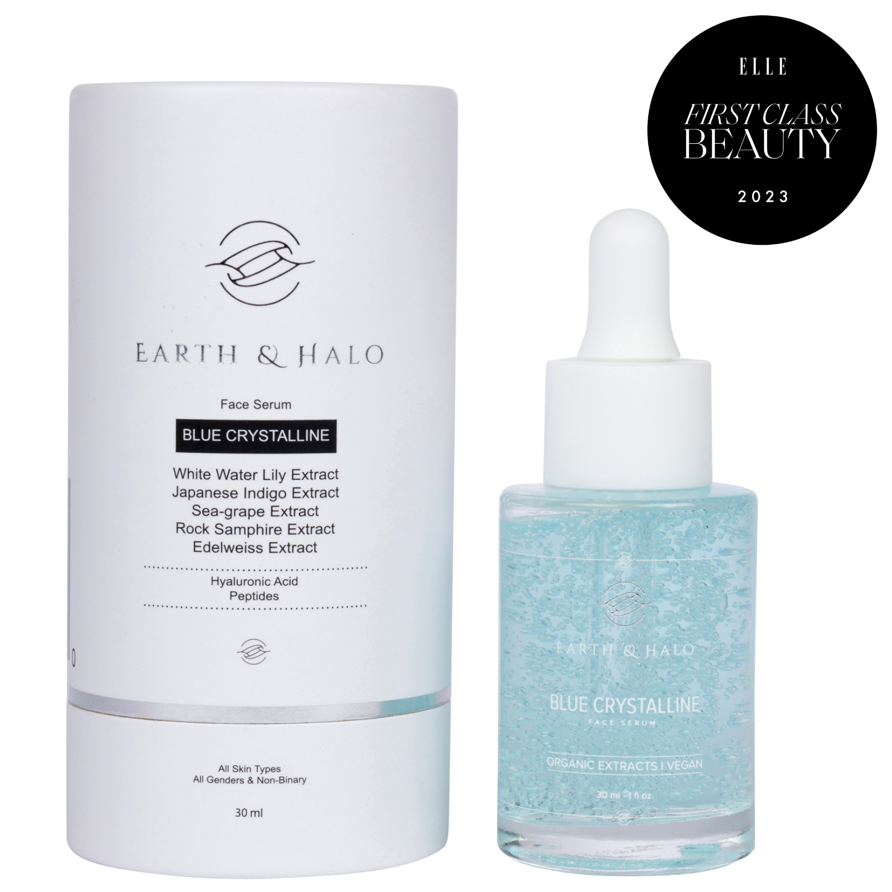 Blue Crystalline Face Serum 30 ml | Vegan & Organic Extracts