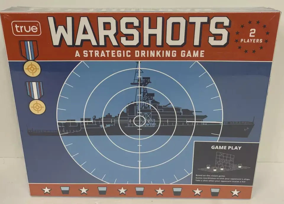 WARSHOTS Battleship Shot Drinking Board Game