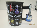 Music Legends Mug - Rock 'N' Roll with Guitar Handle