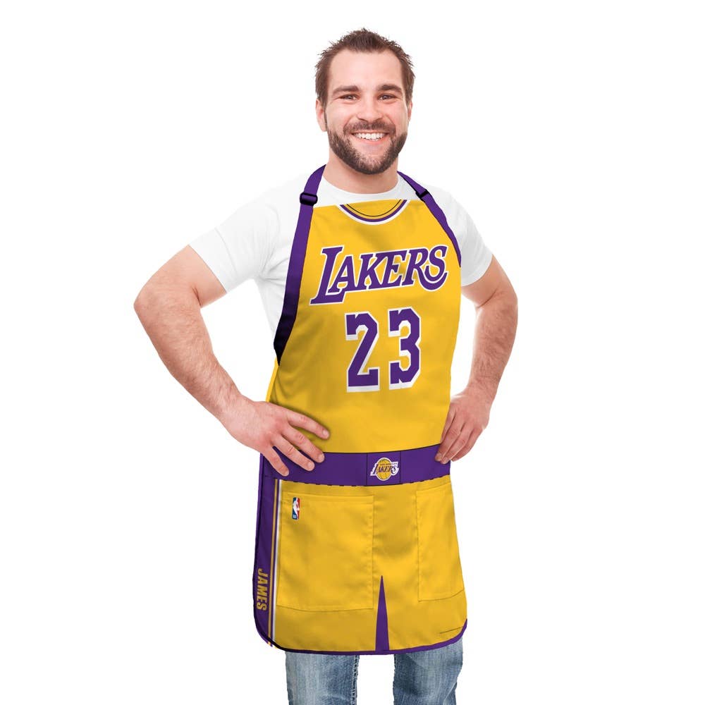 Los Angeles Lakers NBA Jersey Apron - LeBron James