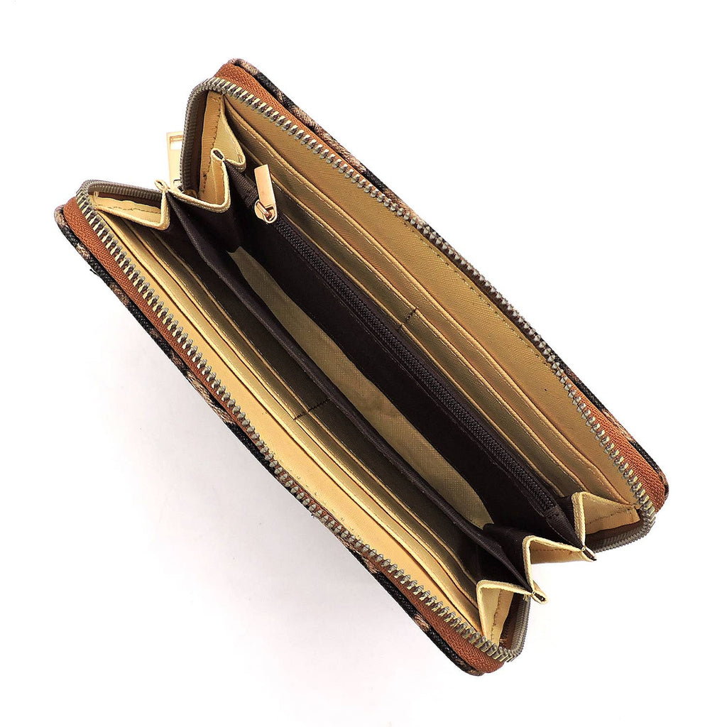 Leopard Print Handbag with matching wallet