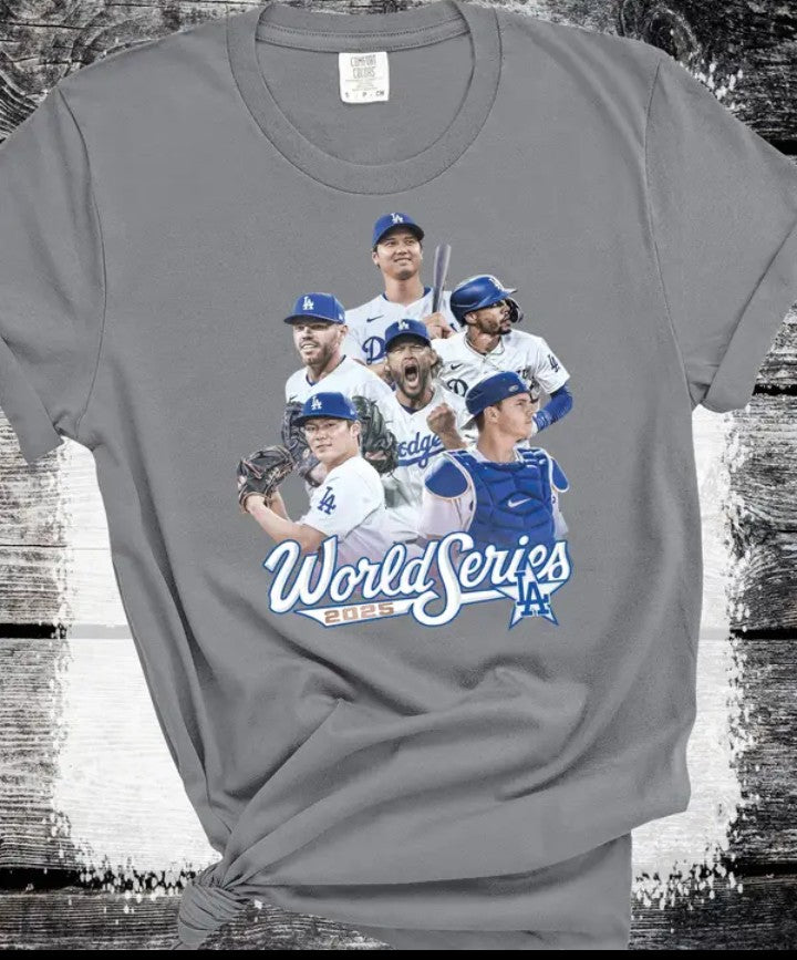 🎉 CHAMPIONS DROP: LA Dodgers 2025 WORLD SERIES TEE