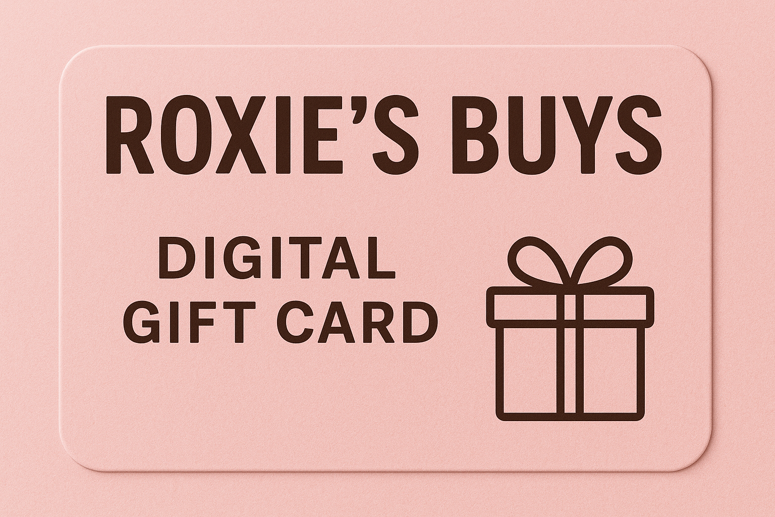 Digital Gift Card